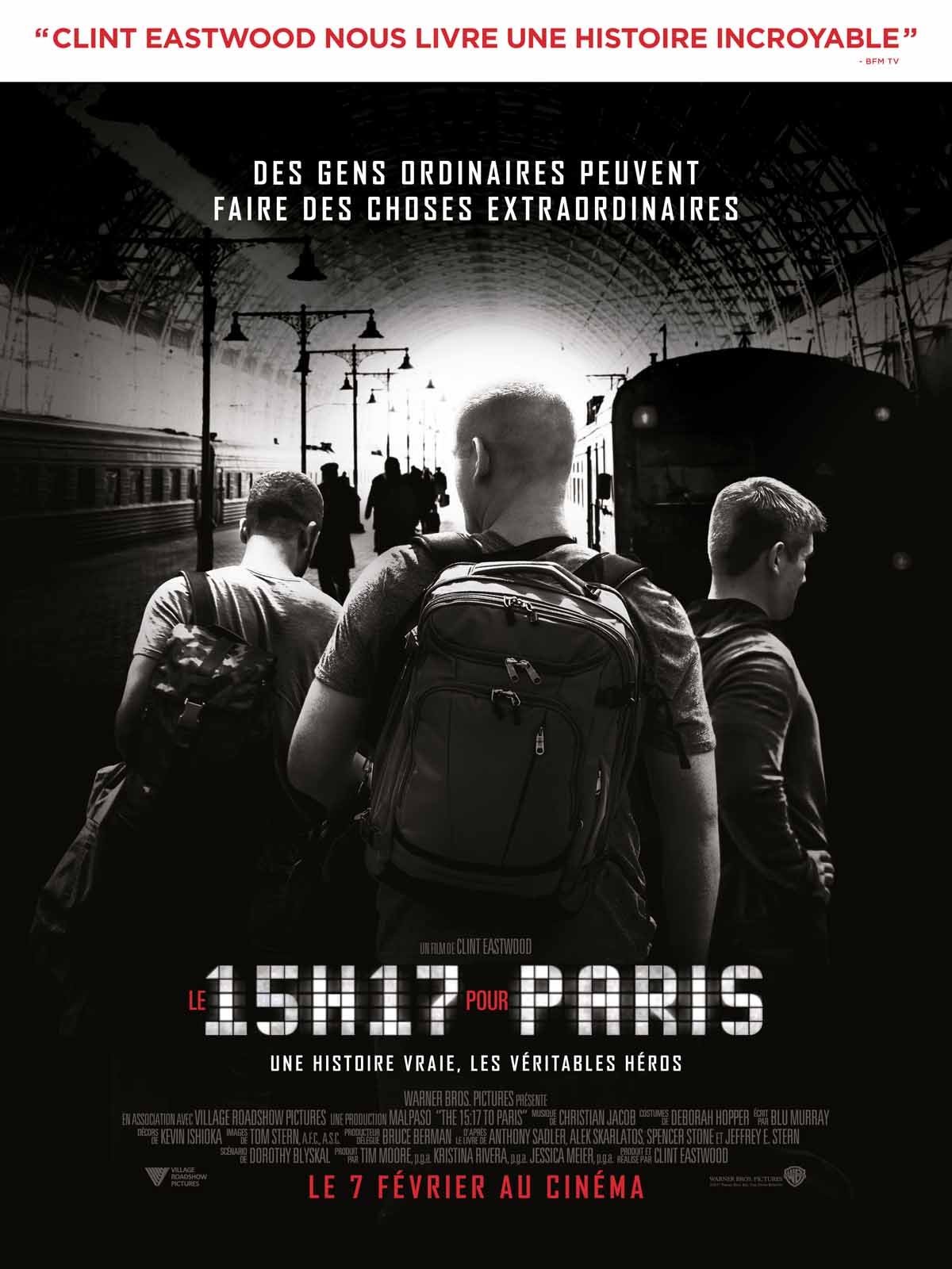 Le 15h17 pour Paris : Affiche