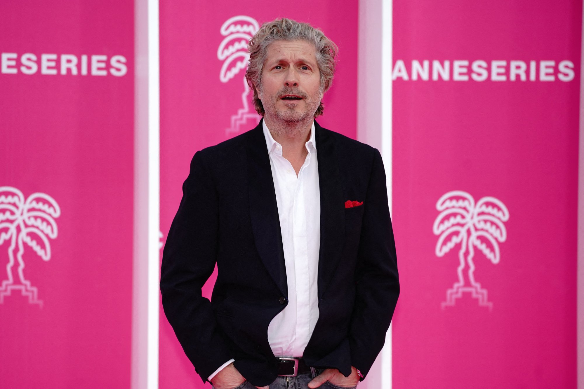 Charlie Dupont lors de la 5e saison du Festival Canneseries, le 5 avril 2022.