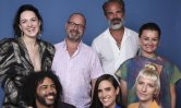 Lena Hall, Graeme Manson, Steven Ogg, Daveed Diggs, Jennifer Connelly, Mickey Sumner et Alison Wright lors du Comic-Con International à San Diego, le 20 juillet 2019.

