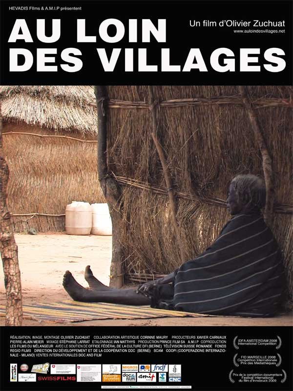 Au loin des villages : Affiche