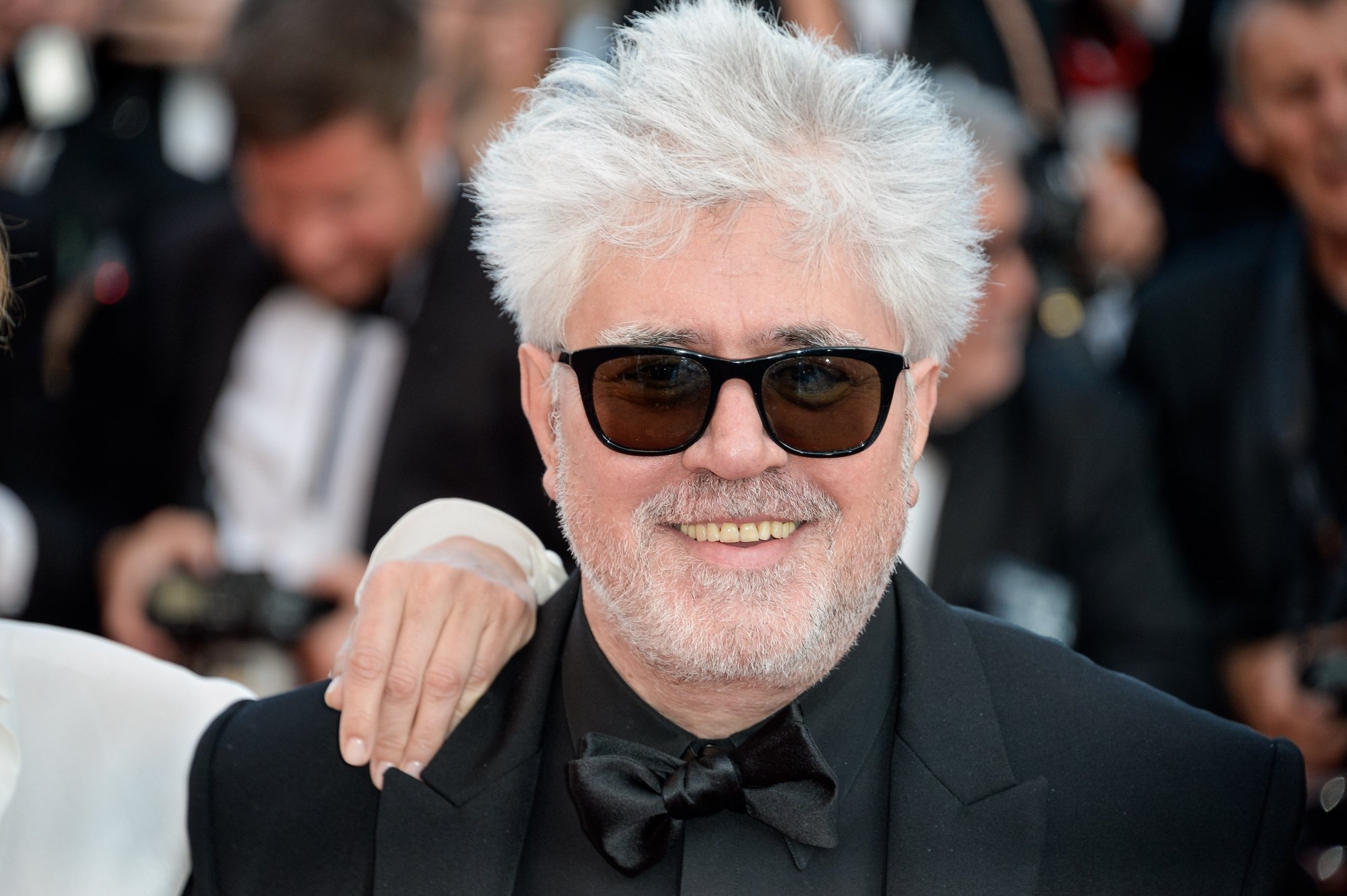 Pedro Almodovar à la première de 