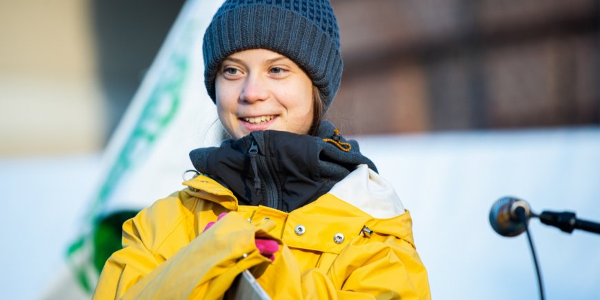 Greta Thunberg lors de la manifestation Friday for Future à Turin, le 13 décembre 2019.