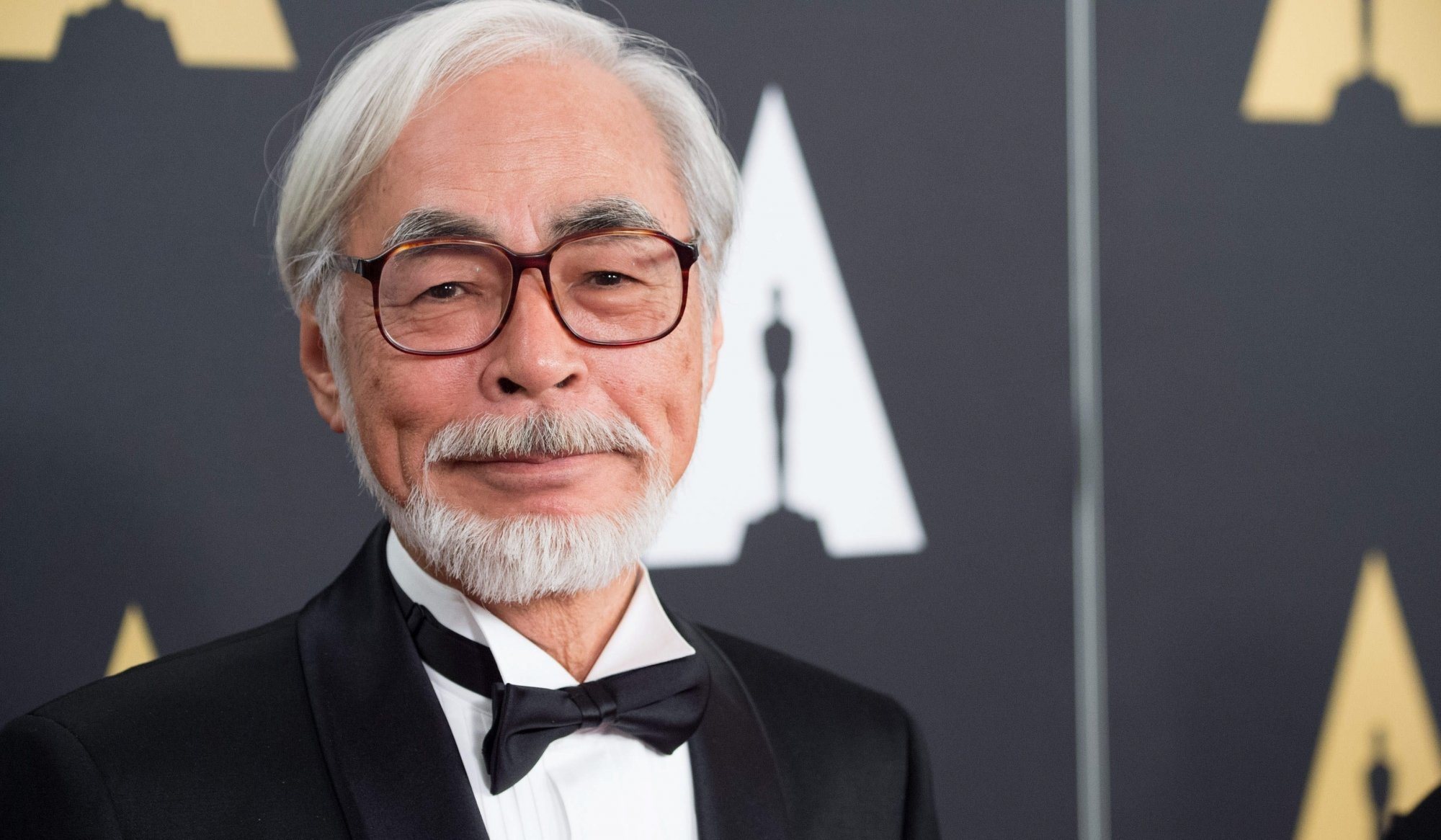Hayao Miyazaki lors de la Cérémonie des Annual Governors Awards à Los Angeles, le 8 novembre 2014.