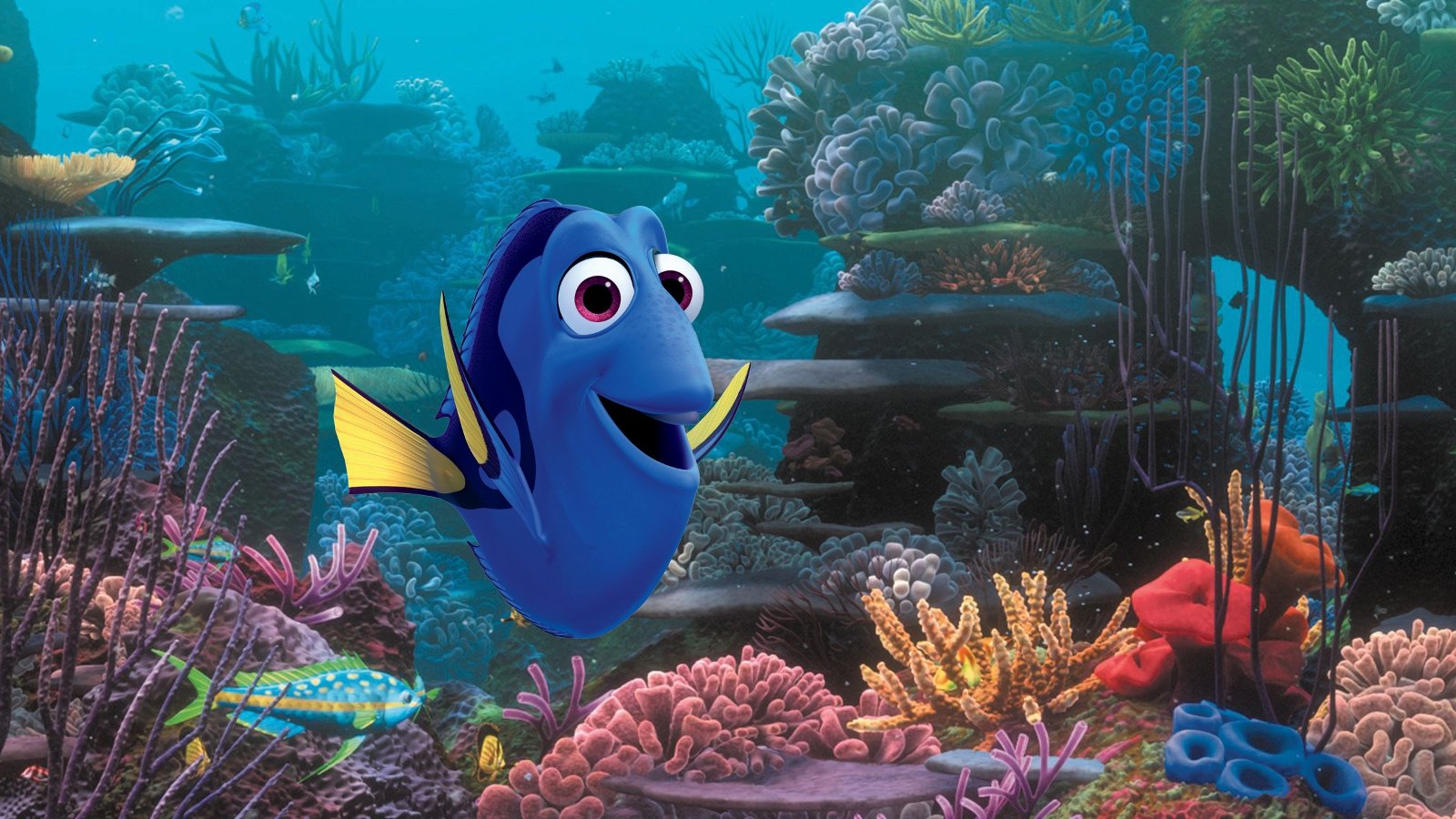 Dory, le poisson chirurgien bleu à la mémoire courte star du Monde de Dory