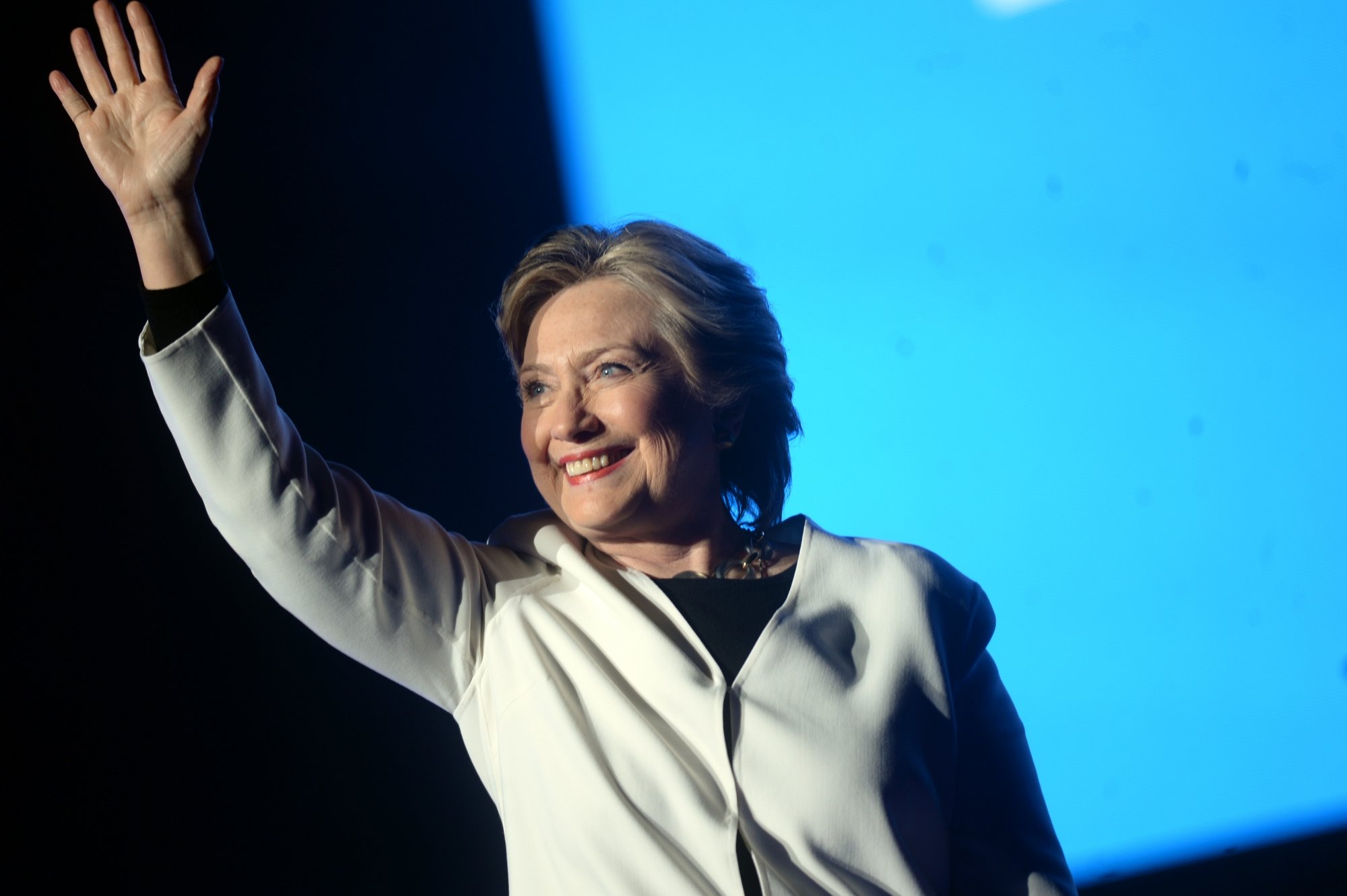 Hillary Clinton lors de la campagne présidentielle à Philadelphie, le 5 novembre 2016.