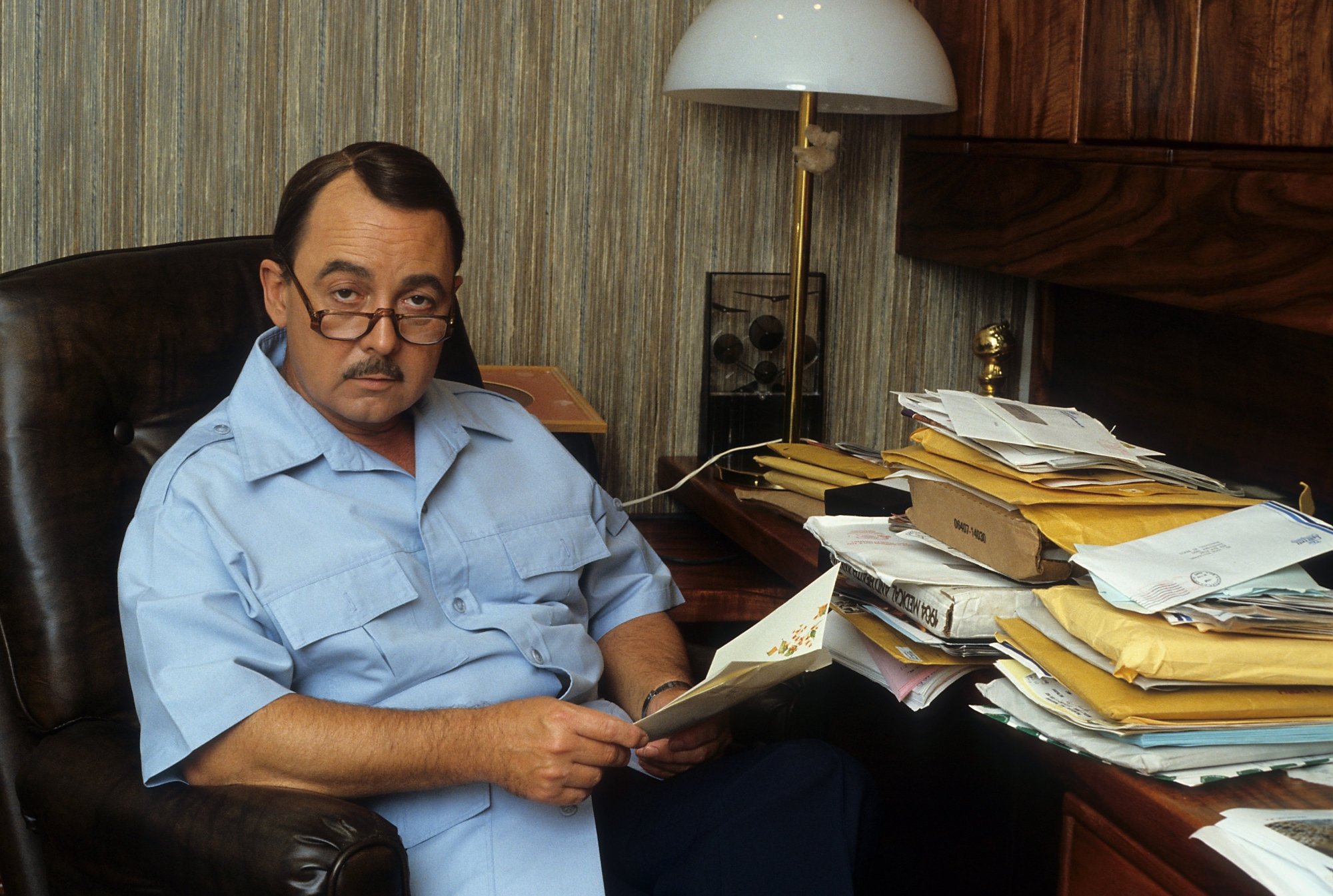 Portrait de John Hillerman pris à Honolulu, au début des années 1980.