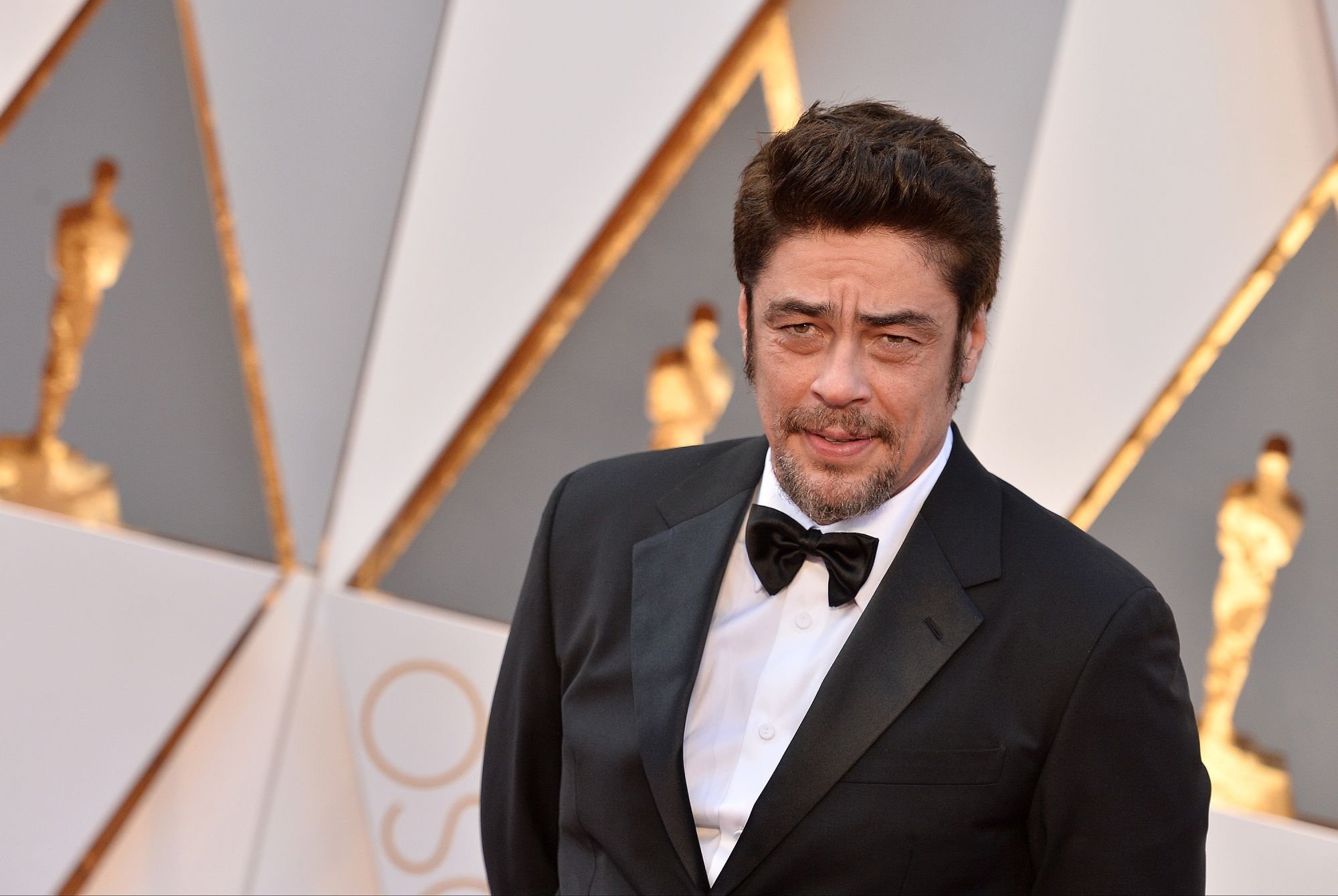 Benicio Del Toro sur le tapis rouge des Oscars