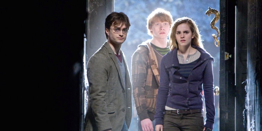 Daniel Radcliffe, Emma Watson et Rupert Grint dans 