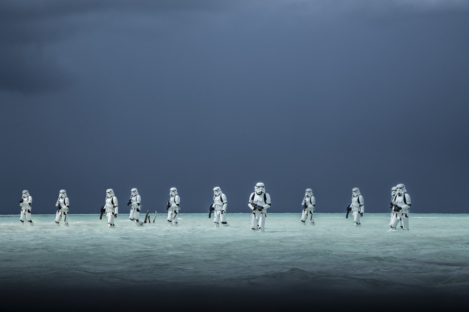 Une armée de stormtroopers dans 