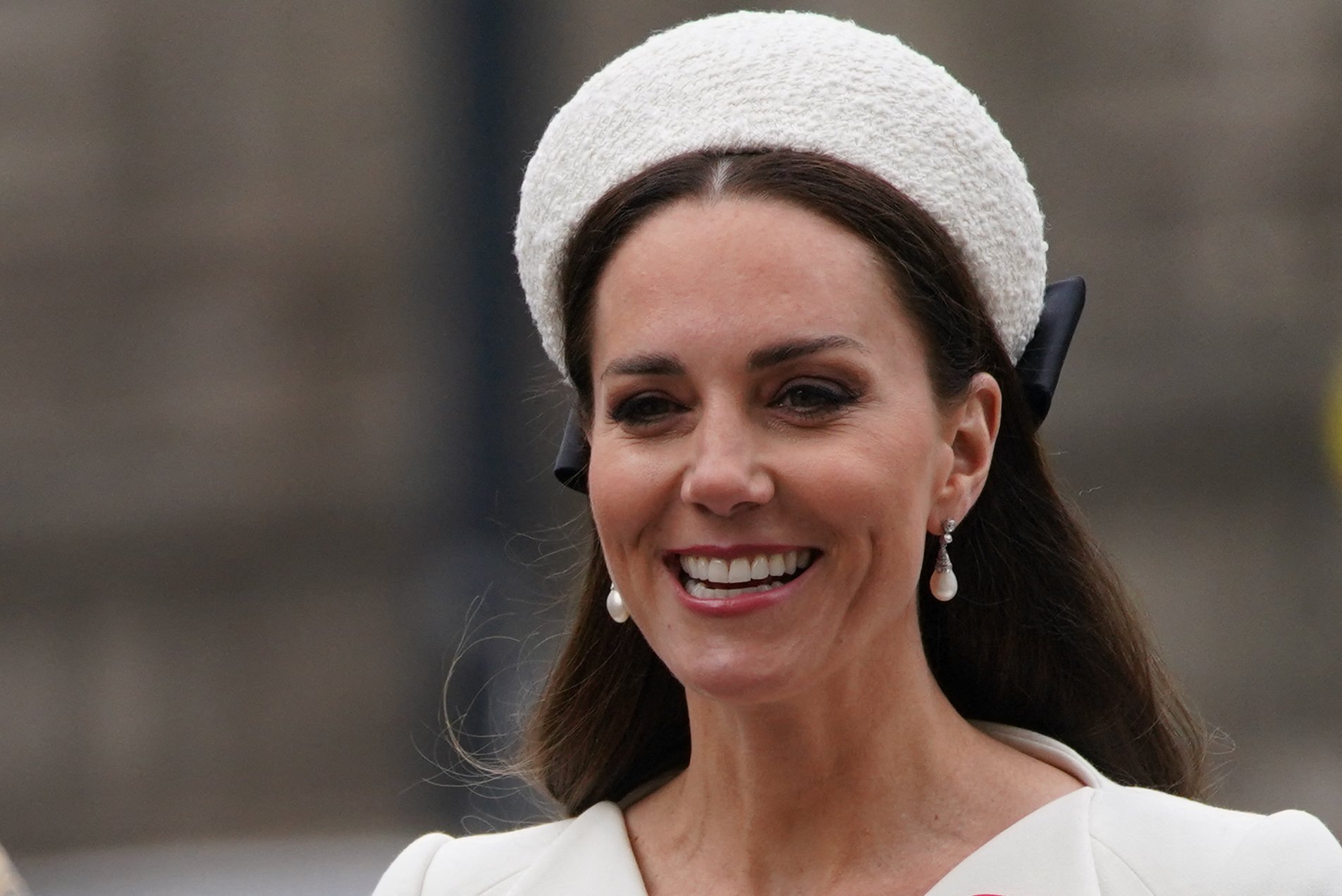 Kate Middleton lors du Service of Commemoration Thanksgiving commemorating Anzac Day à Londres, le 25 avril 2022.