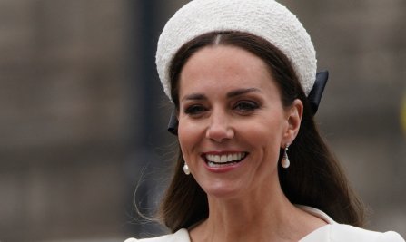 Kate Middleton lors du Service of Commemoration Thanksgiving commemorating Anzac Day à Londres, le 25 avril 2022.