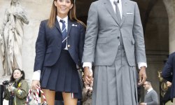 Stromae et Coralie Barbier : Ultra stylés en looks d'écoliers, devant Janet Jackson et son chignon XXL