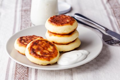 Pancakes vanillés au cottage cheese