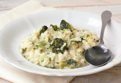 Risotto au brocoli et fromage