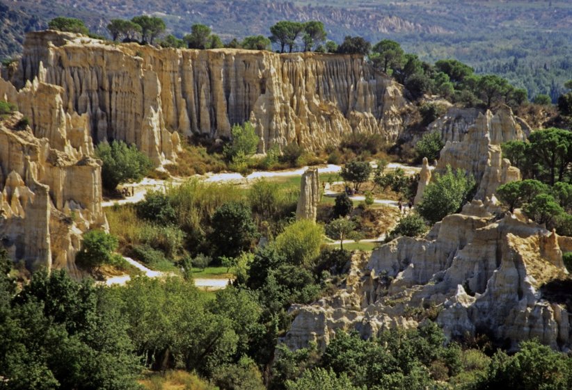 Les Orgues de l'Ille-sur-Têt sont le résultat de 4 millions d'années d'érosion.