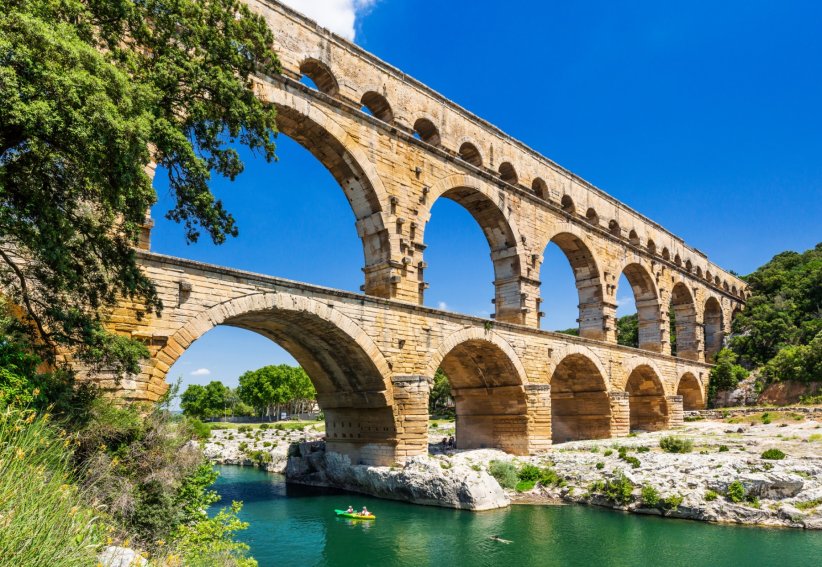 Le Pont du Gard attire chaque année des milliers de touristes.