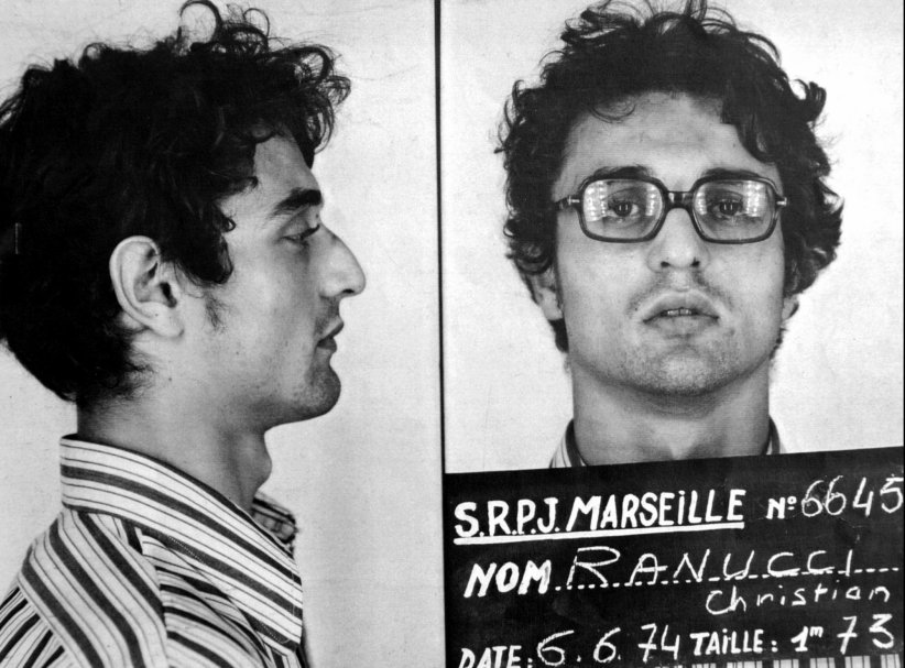 Christian Ranucci pris en photo par le SRPJ de Marseille après son arrestation, le 6 juin 1974.