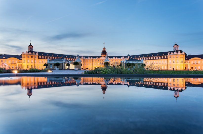 Le château de Karlsruhe : le plus Versaillais