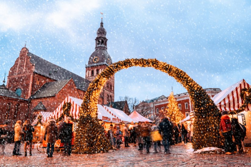 Riga, en Lettonie : pour profiter de la magie de Noël sous la neige