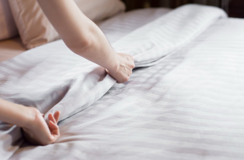 Pour votre linge de lit, choisissez une matière confortable.