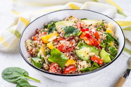 Salade de quinoa végétarienne