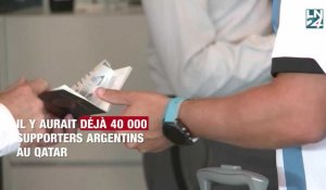 De nouveaux supporters argentins arrivent motivés et en nombre pour finale du Mondial 2022