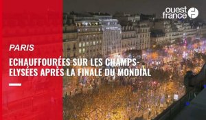 VIDÉO. Échauffourées sur les Champs-Elysées à Paris après la finale du Mondial de football