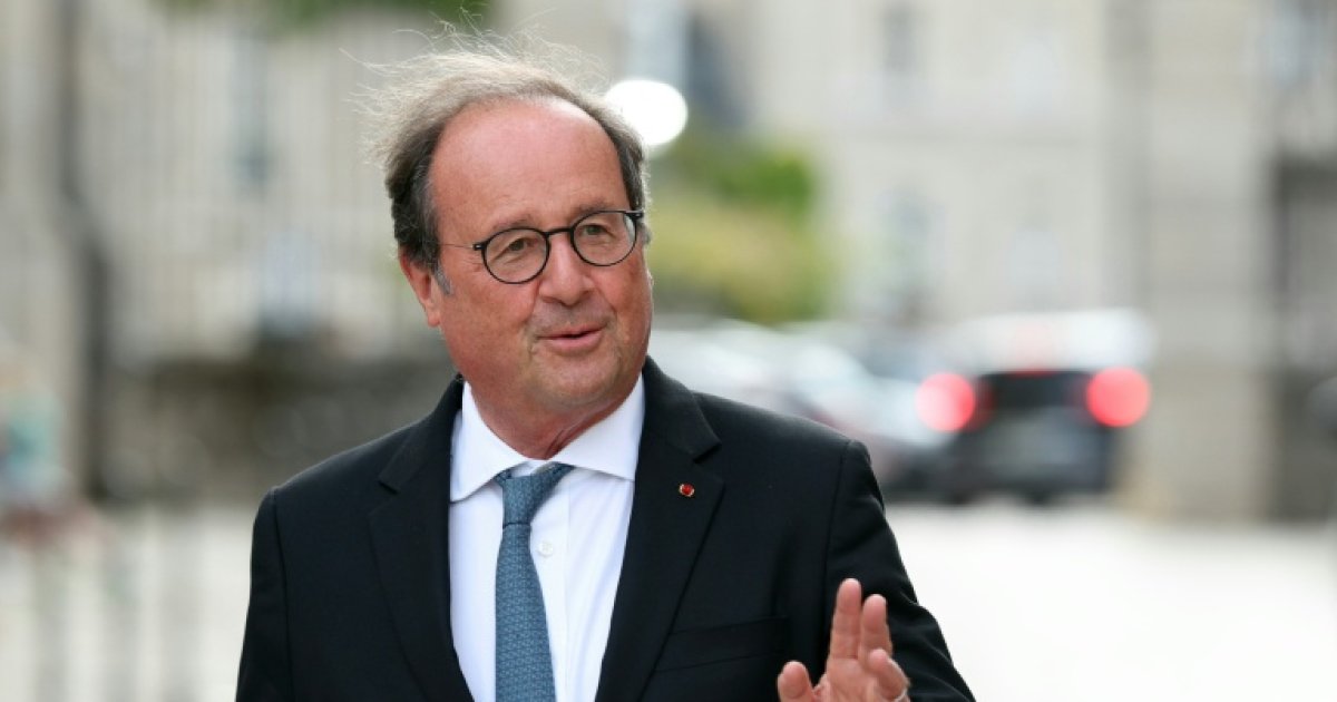 François Hollande à l'université d'été du Parti socialiste à Blois, le 28 août 2026.