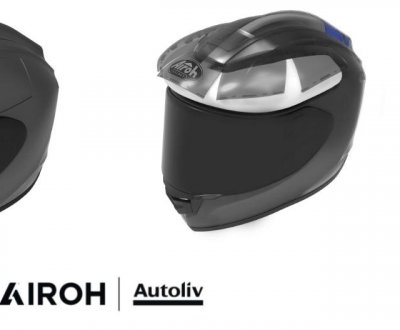 Airoh et Autoliv mettent au point un casque avec airbag intégré.
