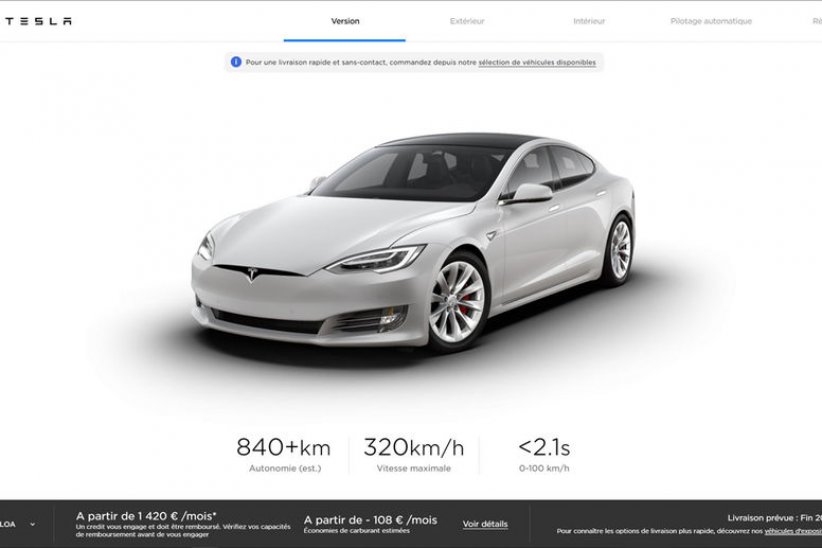 Tesla Model S Plaid : 840 km d'autonomie et 320 km/h en pointe