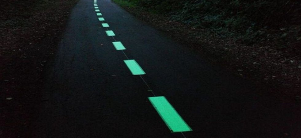 De la peinture photoluminescente pour des routes plus sûres ?