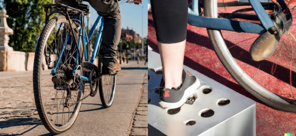 Des repose-pieds pour cyclistes : Oui ça existe !