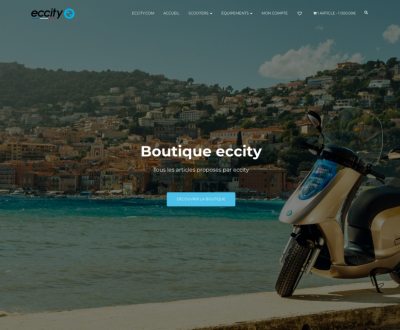 Eccity : achetez votre scooter électrique en ligne