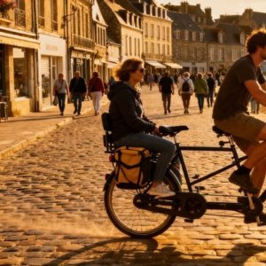 Vélo électrique : l'idée ingénieuse de cette ville française pour rouler à deux ! 