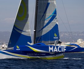 DIRECT : Arrivée de François Gabart à bord du trimaran MACIF, nouveau record du tour du monde en solitaire !