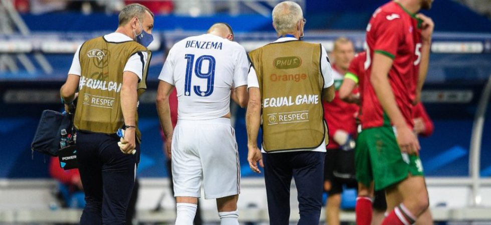 Bleus : Benzema blessé et remplacé par Giroud