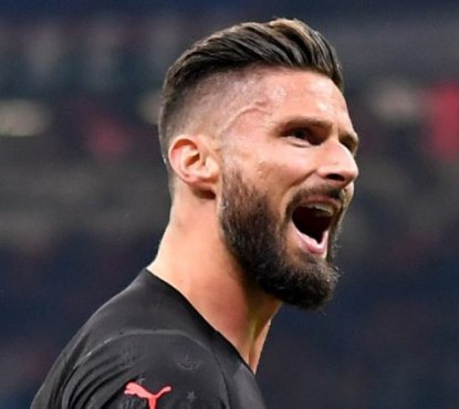 Serie A (J10) : Giroud propulse l'AC Milan en tête du classement