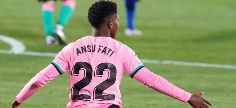 FC Barcelone : Ansu Fati trop juste pour le PSG