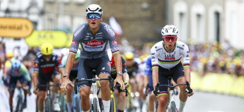 Tour de France (E2) : Van der Poel domine Pogacar au sprint, Grégoire 4e 