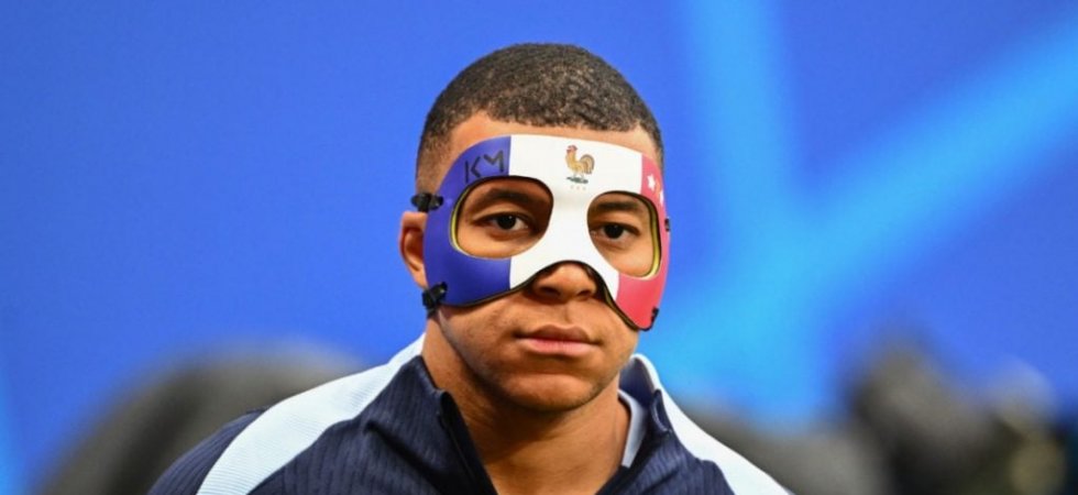 Bleus : Mbappé et son masque bleu-blanc-rouge 