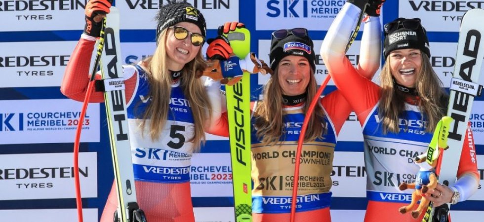 Ski alpin - Mondiaux (F) : La grande surprise Flury sacrée en descente !