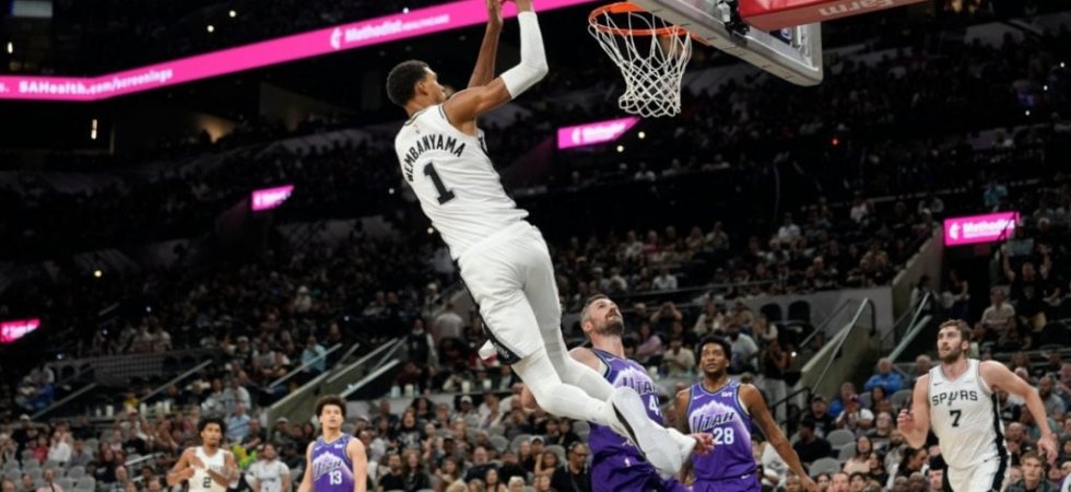 NBA (pré-saison) : Wembanyama cartonne 