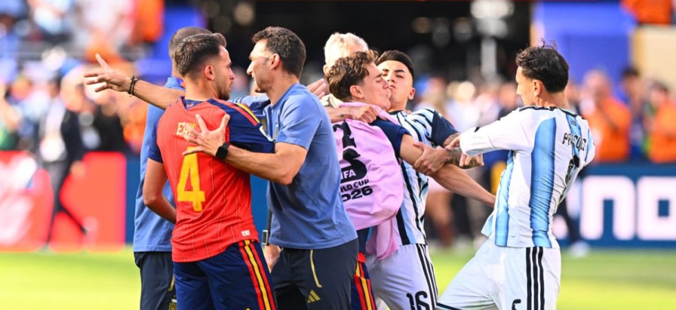 La FIFA enquête sur la bagarre d'Espagne-Argentine