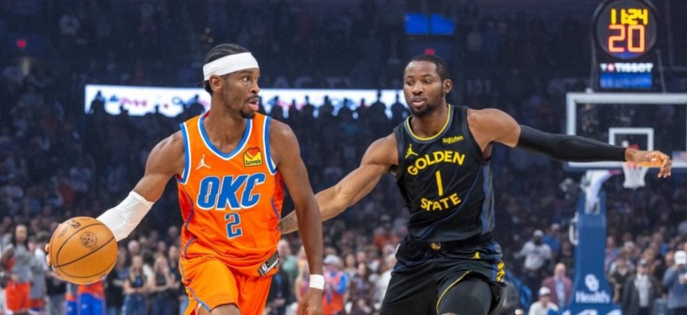 NBA : Oklahoma City s'offre Golden State, Denver enchaîne à Sacramento 