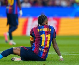 Barça : Raphinha va manquer les deux prochains matches