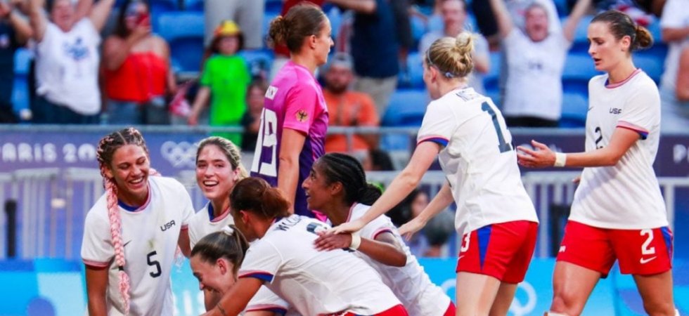 Paris 2024 - Football (F) : Les États-Unis en finale après une victoire laborieuse contre l'Allemagne 