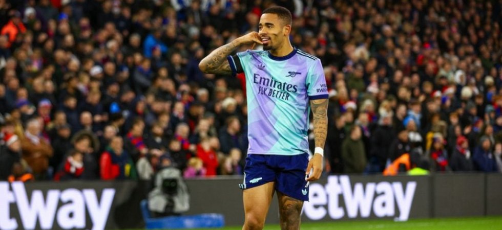 Premier League (J17) : Gabriel Jesus en feu, guide Arsenal à Palace 