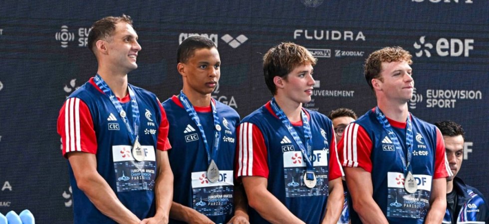 Natation - Chpts d'Europe / Marchand : « Trop beau de le faire avec ces gars »