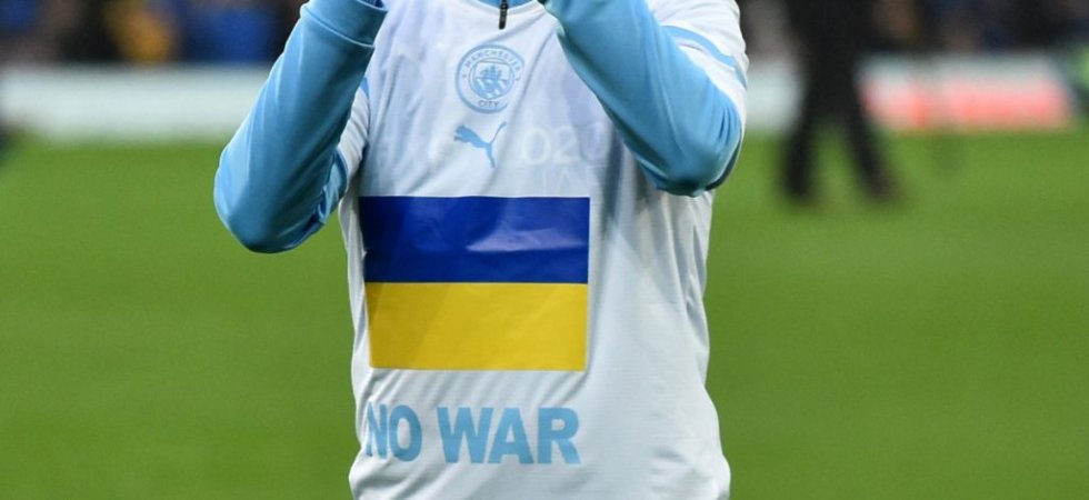 Man City : Un réfugié ukrainien à l'entraînement