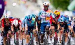 Girmay en forme en Belgique, Pithie lève les bras en Slovénie